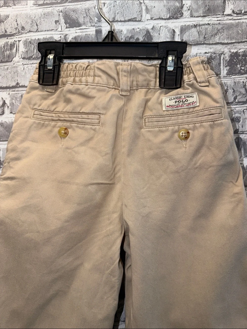 Polo Ralph Lauren Khaki Straight-Leg Chinos Beige